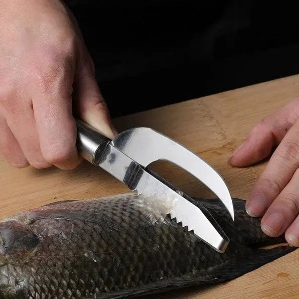 BowLift | 3-in-1 Fish scaler made of stainless steel