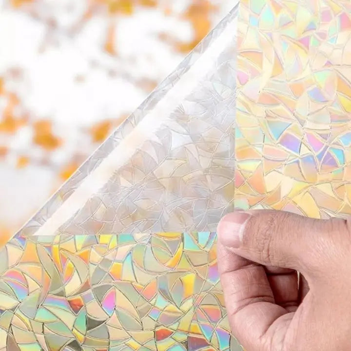 BowLift | 3D Rainbow Window Film – Privacy PRedection & Decoration without Adhesive