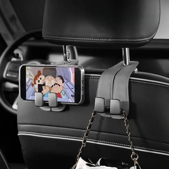 BowLift | Auto headrest hooks – double hooks for bags and accessories