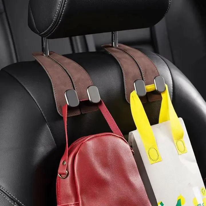 BowLift | Auto headrest hooks – double hooks for bags and accessories