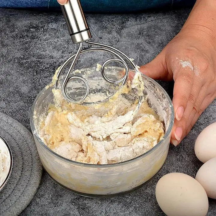 BowLift | Stainless Steel Dough Mixer for Easy and Clean Baking
