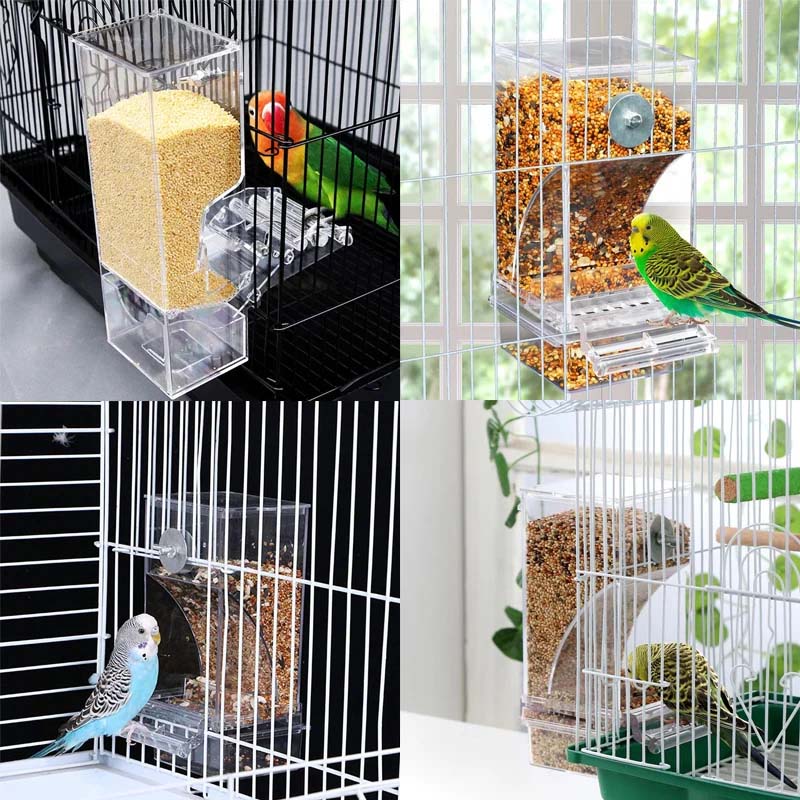 BowLift | Automatic transparent bird feeder without spills