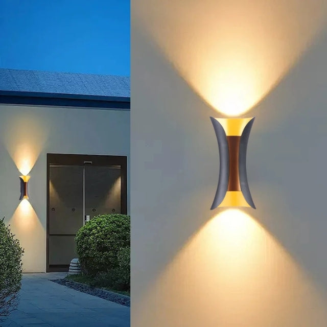 BowLift | 6W-10W LED Outdoor Wall Light – Waterproof Garden & Patio Lighting for Indoor & Outdoor Use
