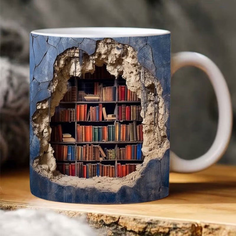 BowLift | 3D Bookshelf Mug