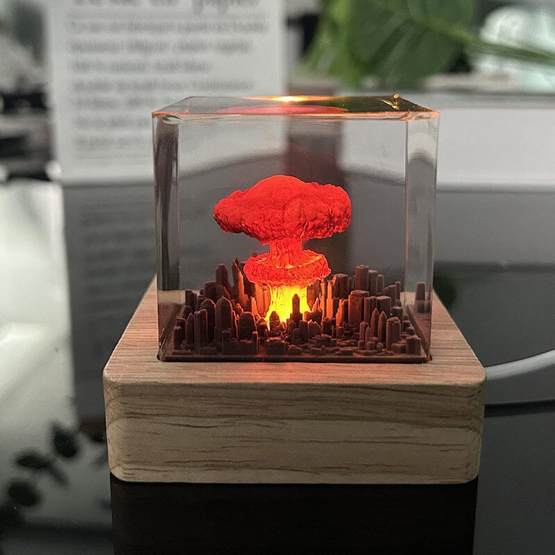 BowLift | Resin lamp with explosive bombs