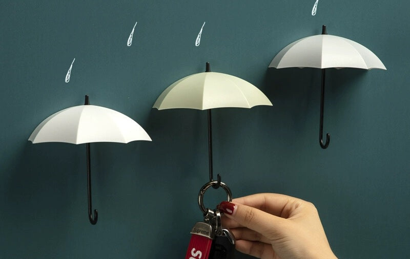 BowLift | Cute Umbrella Wall Hook - No-Drill Key & Coat Hanger