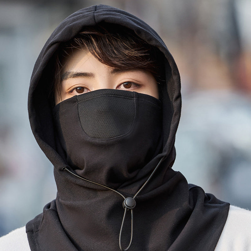 BowLift | Hooded Face Mask with Neck Warmer for Cycling