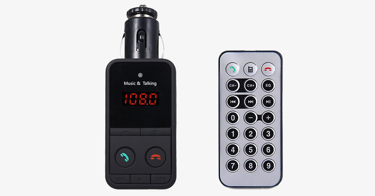 BowLift | Hands-free Car Kit FM Transmitter – Make music your driving companion!
