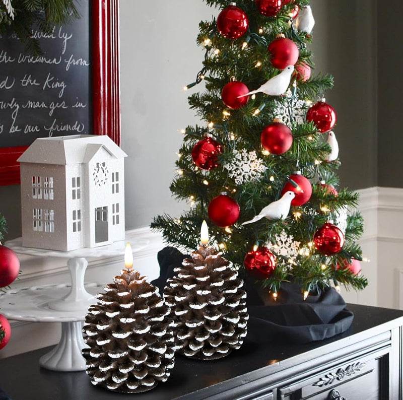 BowLift | Flameless Pine Cone Candles