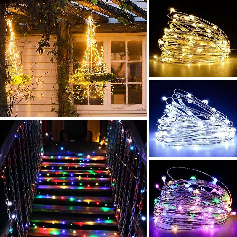 BowLift | Christmas USB remote control copper wire light string