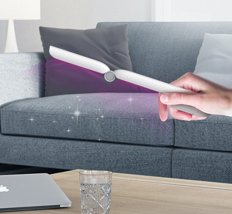 BowLift | Hand-held Portable Foldable and Rechargeable LED UV Disinfection Lamp, with Long Battery Life, 99.99% Sterilization Rate and One-click Operation, for Home, Office, Car and Trip