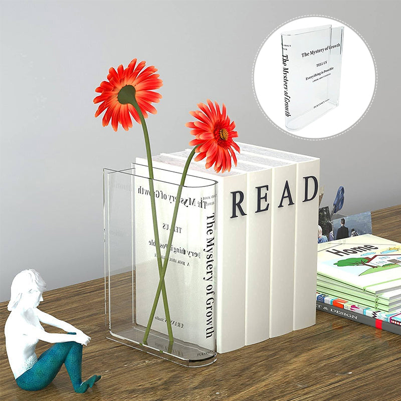 BowLift | Book Shape Acrylic Vase