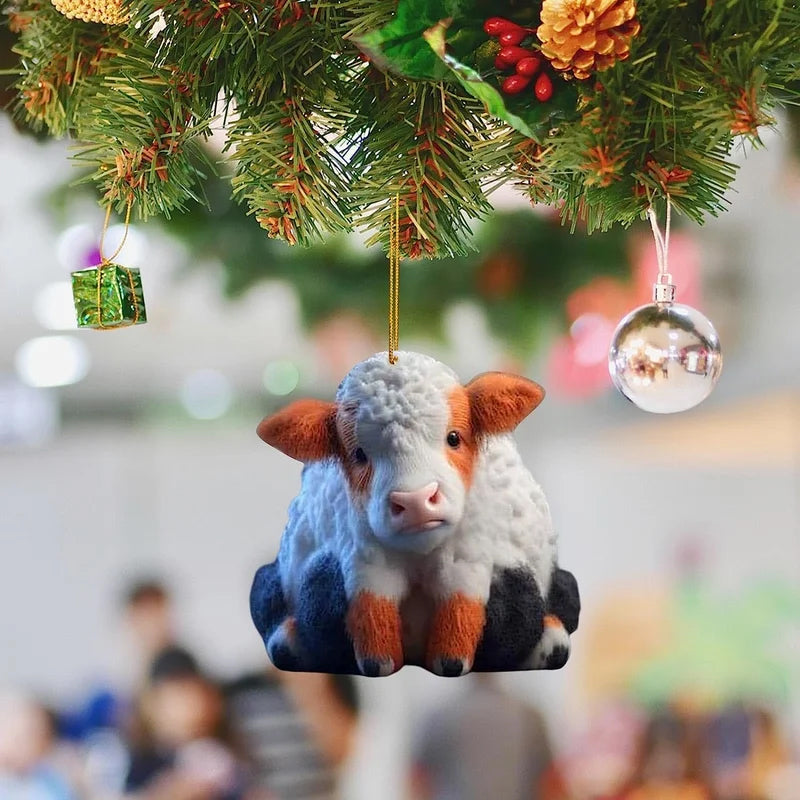 BowLift | Cartoon Cow Decorative Ornament