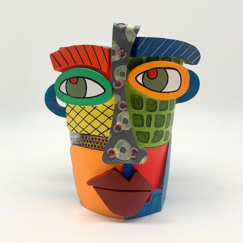 BowLift | Abstract Face Flower Pot