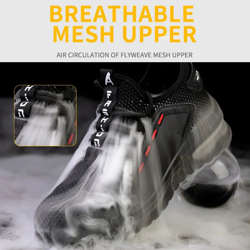 BowLift | Ultralight, breathable, slip-resistant work shoes with steel toe - Free Shipping