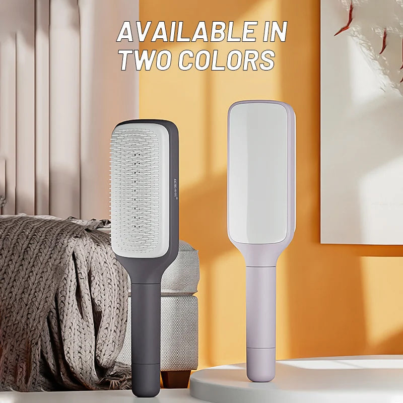 BowLift | Self-cleaning anti-static massage comb