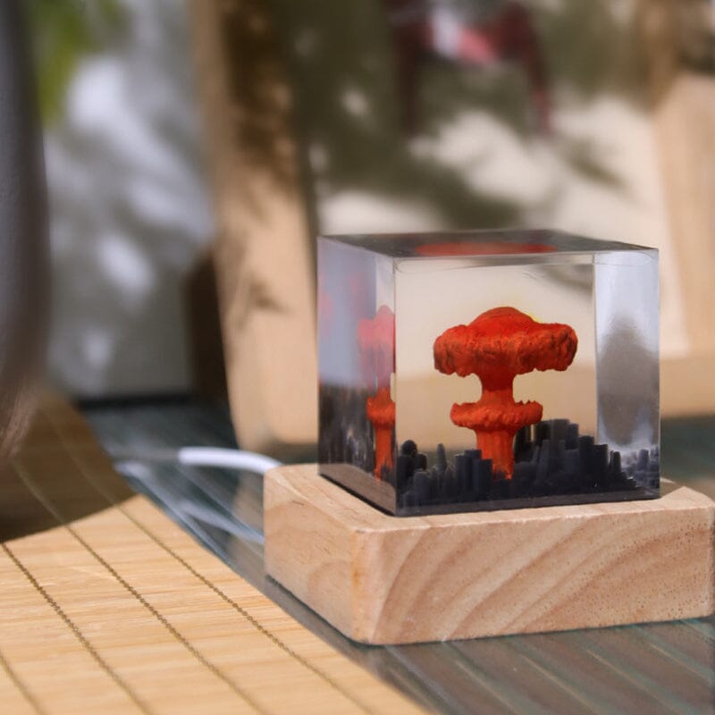BowLift | Resin lamp with explosive bombs