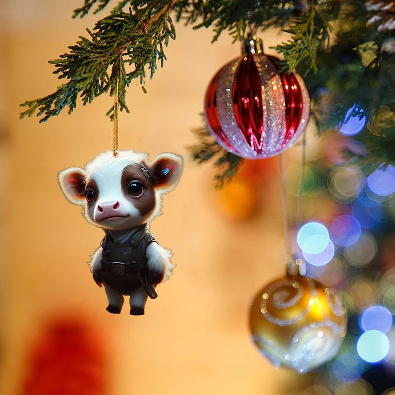BowLift | Cartoon Cow Decorative Ornament