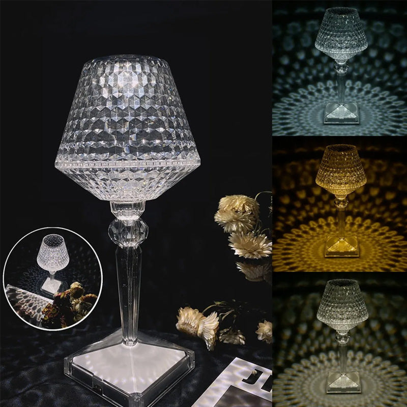 BowLift | Crystal table lamp