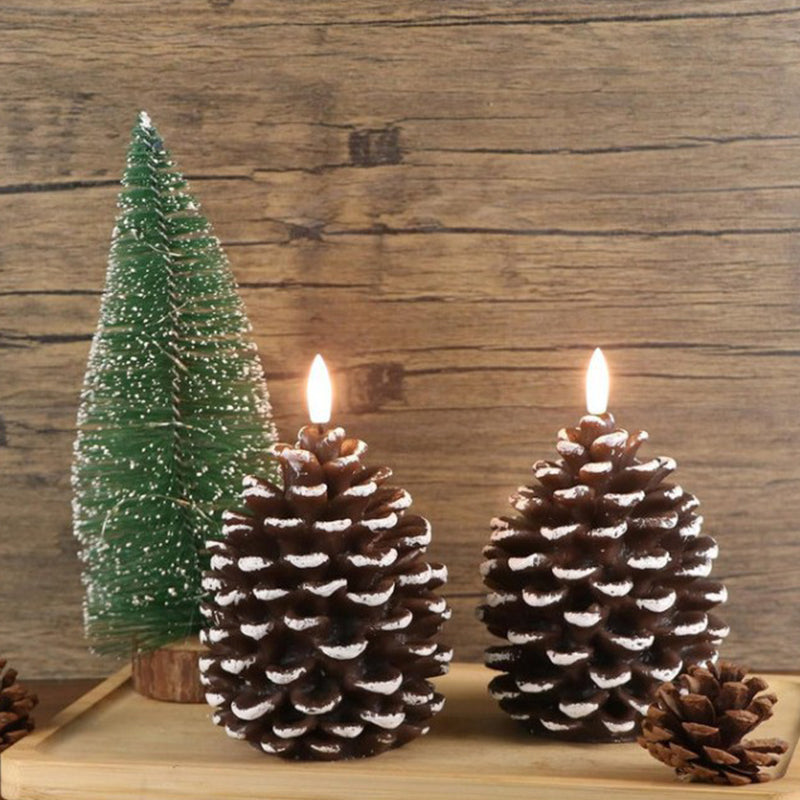BowLift | Flameless Pine Cone Candles