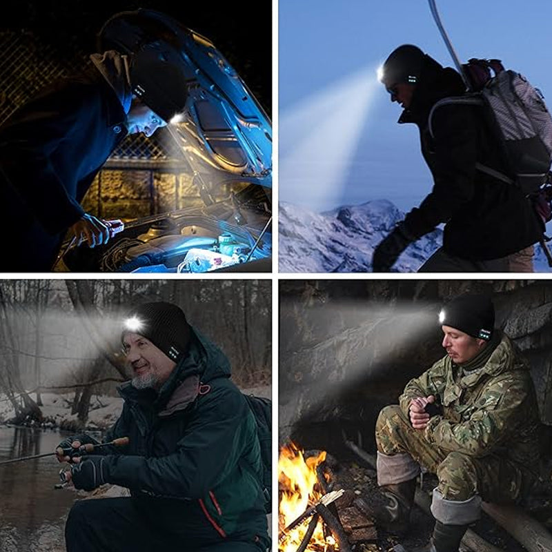 BowLift | Bluetooth Beanie with LED Light & Removable Speakers