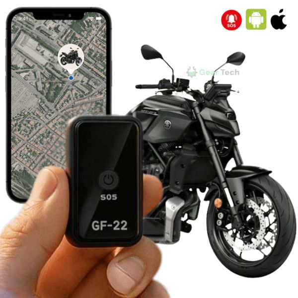BowLift | GPS Tracker for Motorcycles | Waterproof, Magnetic & No Subscription Required for Global Tracking