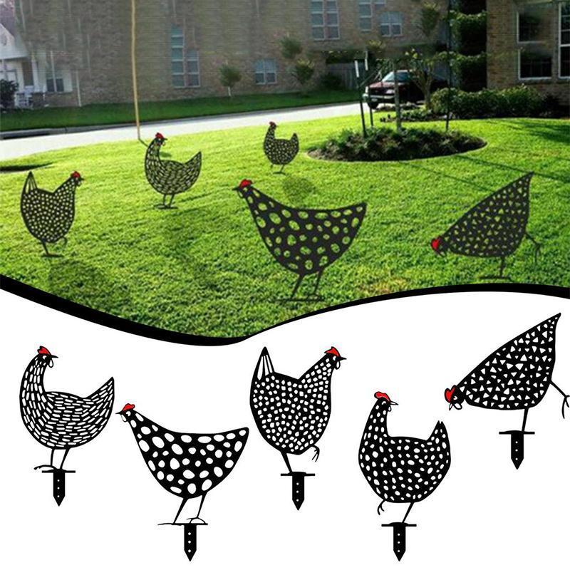 BowLift | Garden Simulated Chicken Ornament