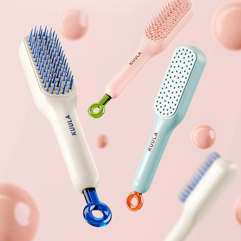 BowLift | Self-cleaning anti-static massage comb