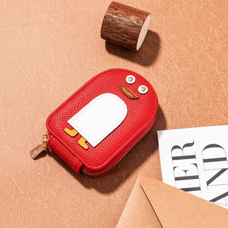 BowLift | Cute Penguins PU Credit Card Coin Purse