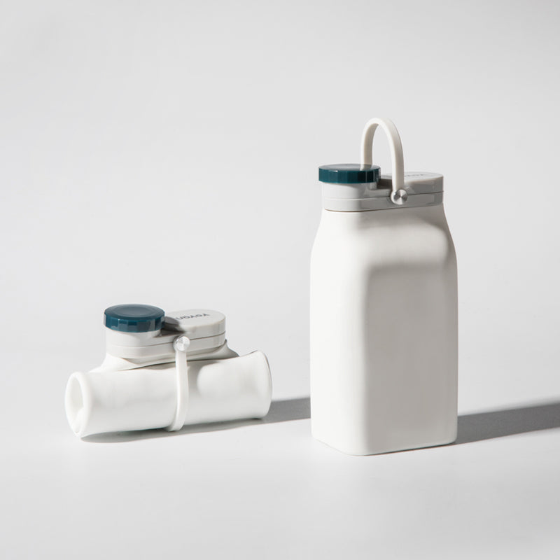 BowLift | Portable Silicone Water Bottle, with High-Temperature Resistant Design, Easy to Clean, Foldable, Large Capacity and Food Grade Silicone, for Travel, Sports, Camping and More