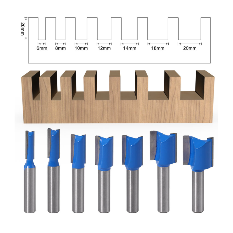 BowLift | 8mm Shaft Wood Boring Cutter Bits Set