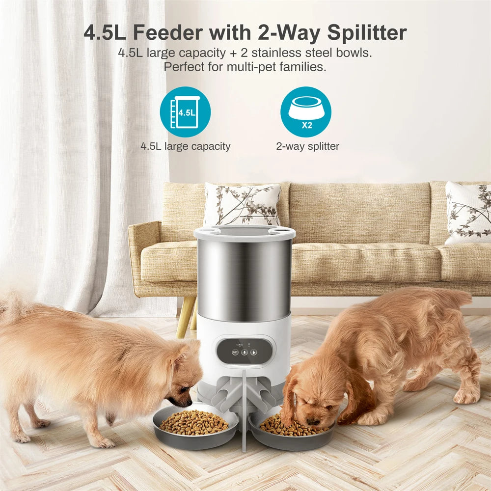 BowLift | 2-Way Splitter Automatic Smart Pet Feeding Station
