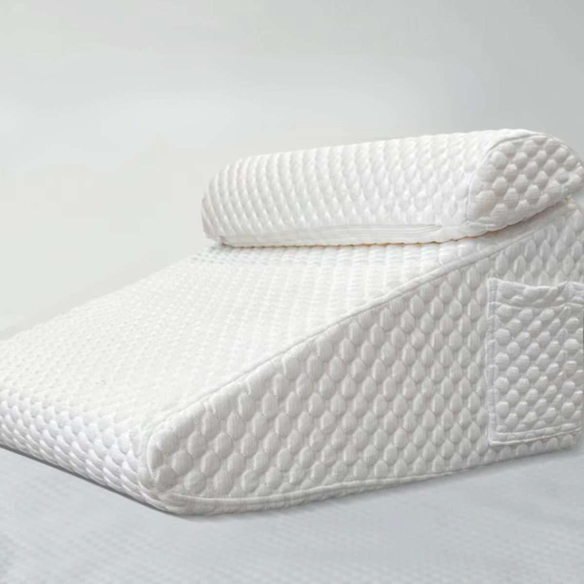 BowLift | Dual Comfort Memory Foam Orthopedic Wedge Pillows with Breathable Covers