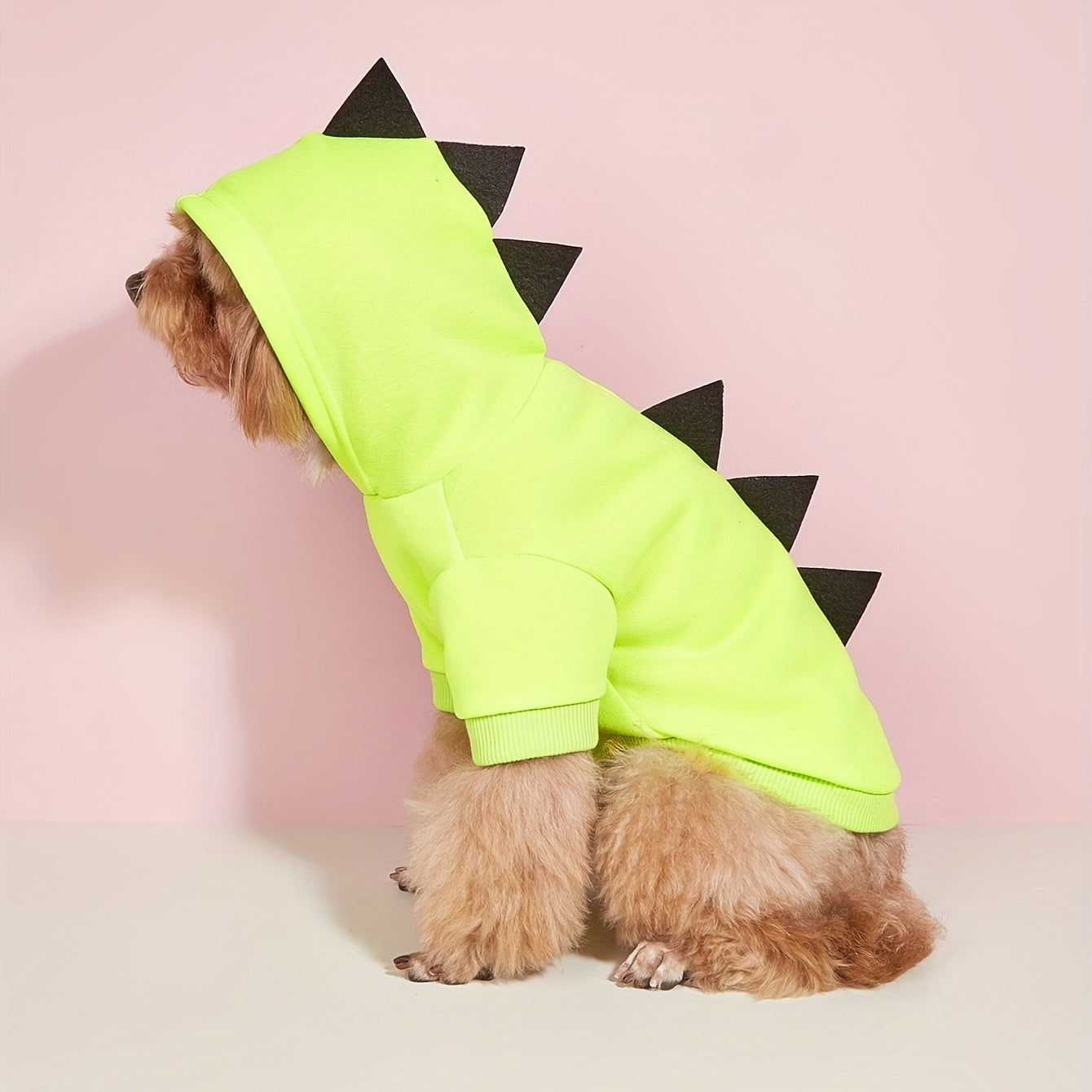 BowLift | Dog Halloween Costume Fleece Dinosaur Hoodie | Pet Outfit Warm