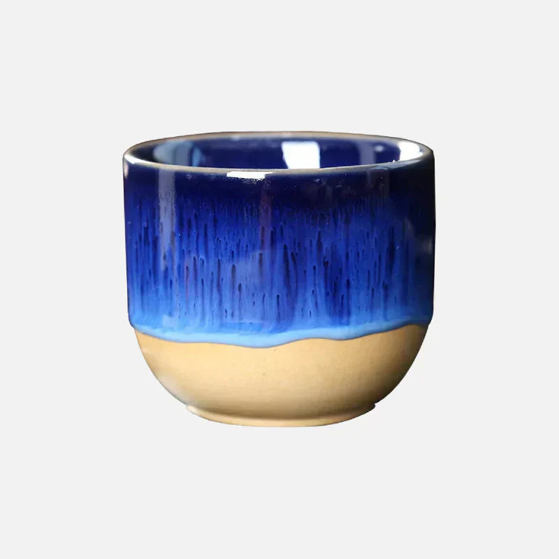 BowLift | Handmade Ceramic Mug – Blue-Glazed Tea Bowl