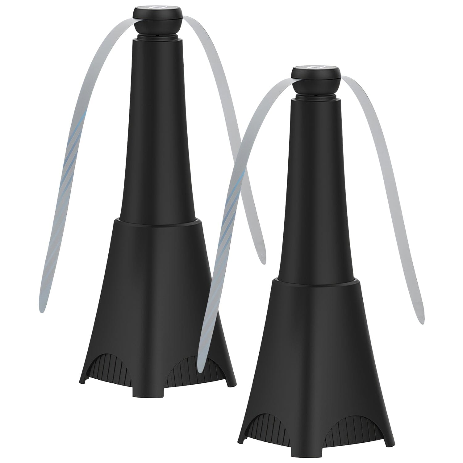 BowLift | 2-pack: Carrying fan with reflective fly repellent, rechargeable battery operated