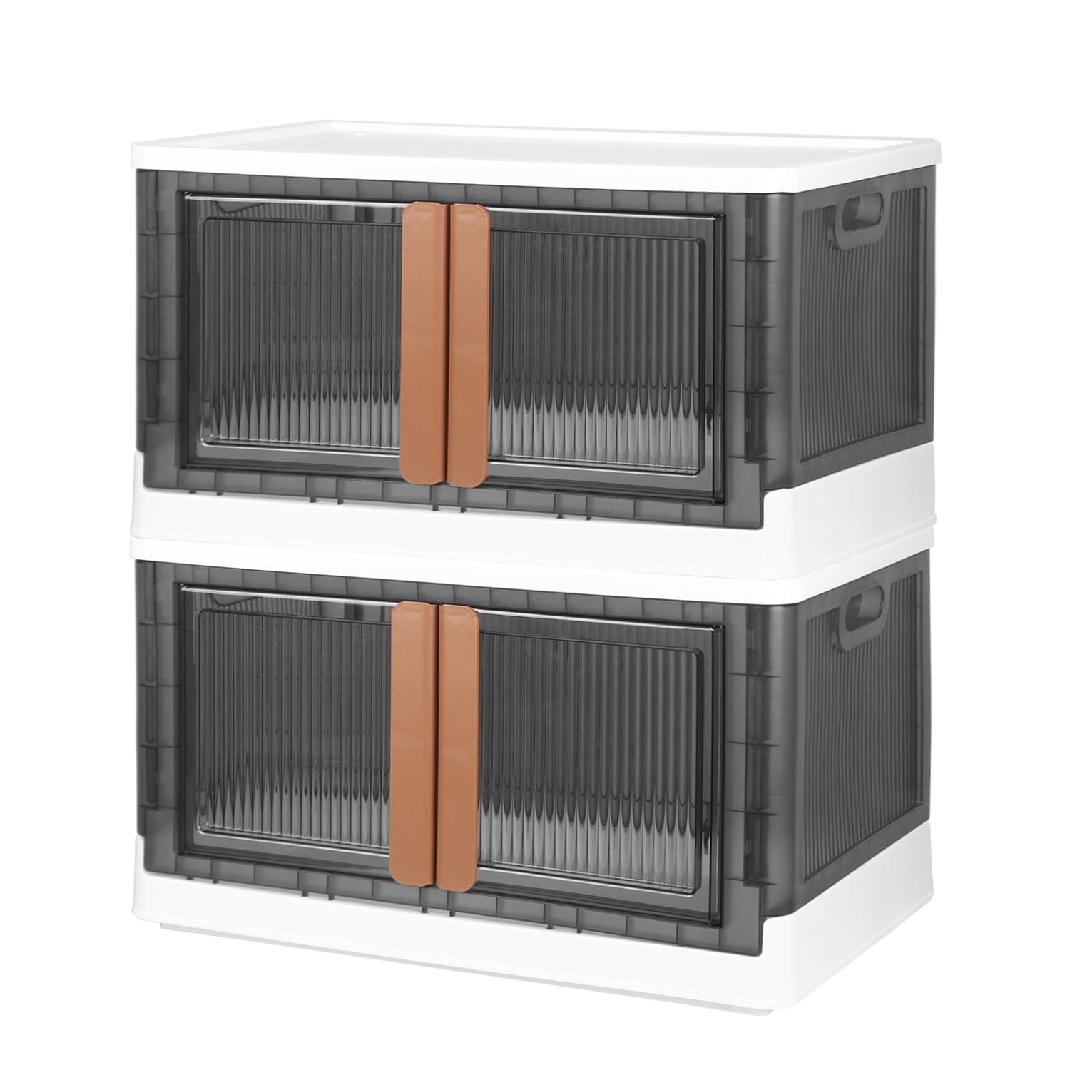 BowLift | 2-piece: Collapsible Stackable Storage Containers with Lid