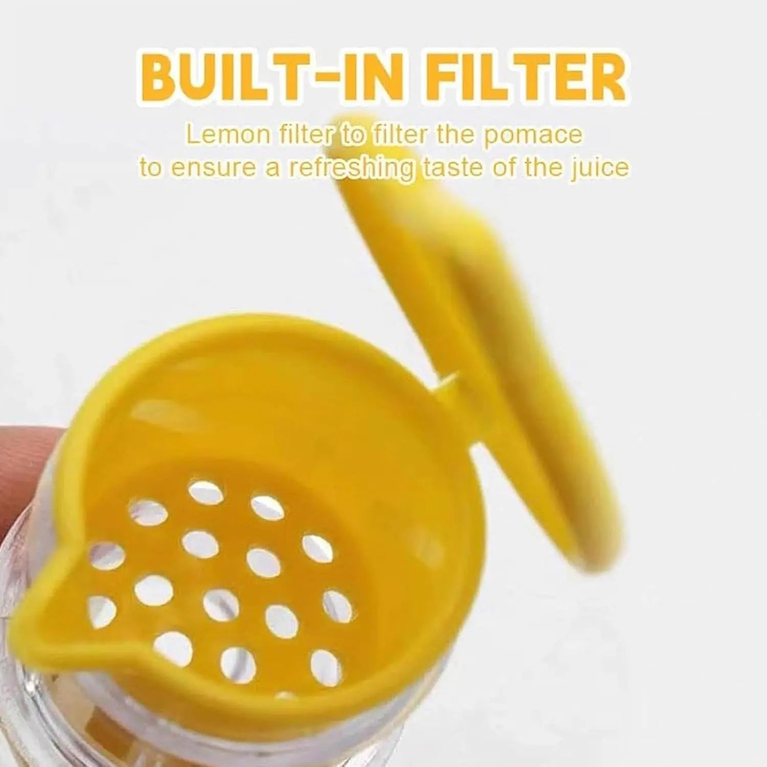 BowLift | 2-piece lemon squeezer set with screw attachment – Fresh juice everywhere & anytime!