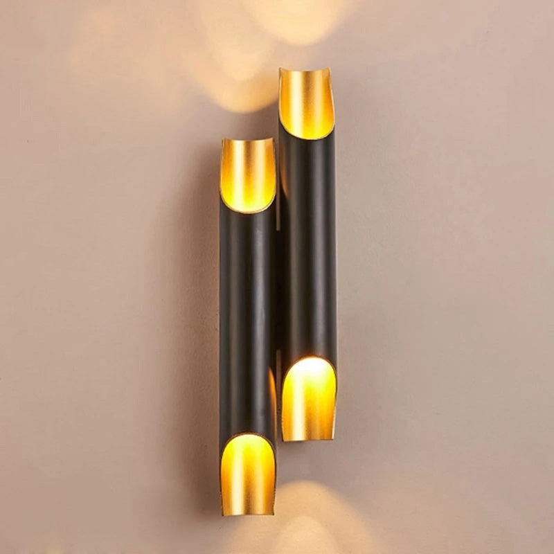 BowLift | Angled Tube Wall Mounted Lighting Simple Aluminum Living Room Wall Lamp Wall Light