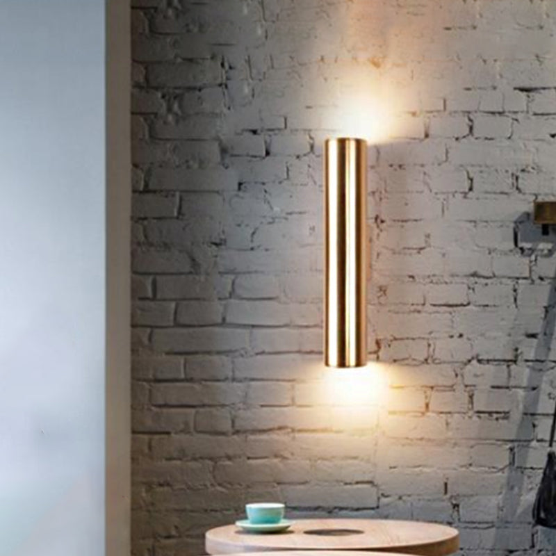 BowLift | Tubular Nightstand Wall Lighting Ideas Metal Modern Style Wall Mounted Lamp in Black