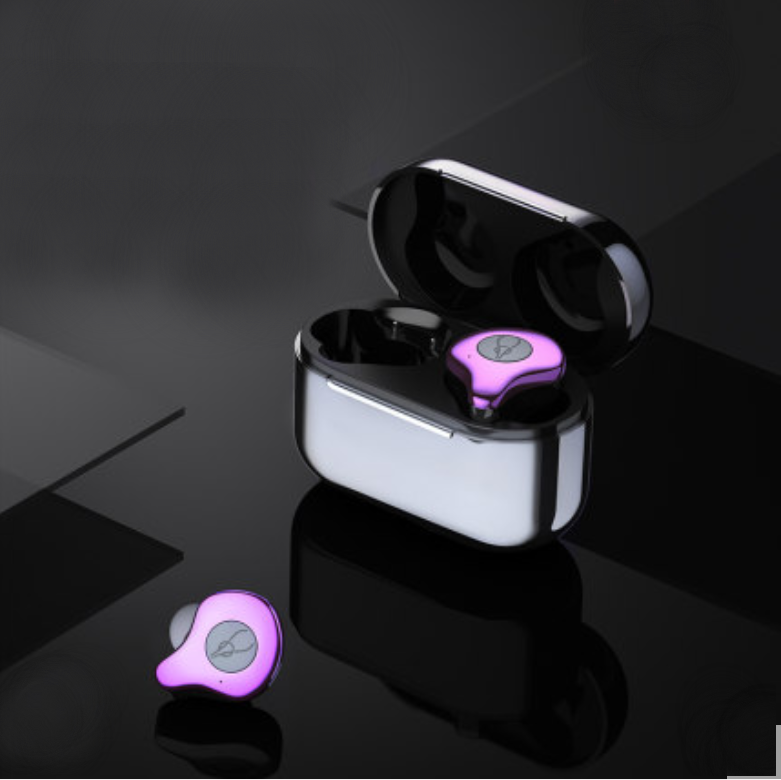 BowLift | Bluetooth5.0 TWS True Wireless Mini In-Ear Headphones with Ultra Long Standby, Bilateral Stereo, Active Noise Reduction, IPX5 Waterproof, Low Latency, for Learning, Sports, Listening to Music, Calling