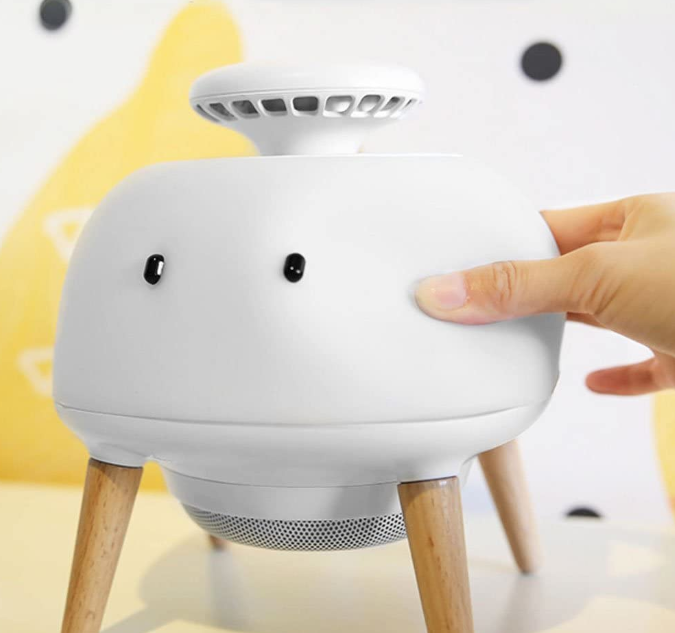 BowLift | Electronic Indoor Physical Mosquito Killer with 360° Ring Light, Intelligent Photosensitive System, Desk Lamp Mode and Low Noise, for Home, Kitchen, Bedroom & Office