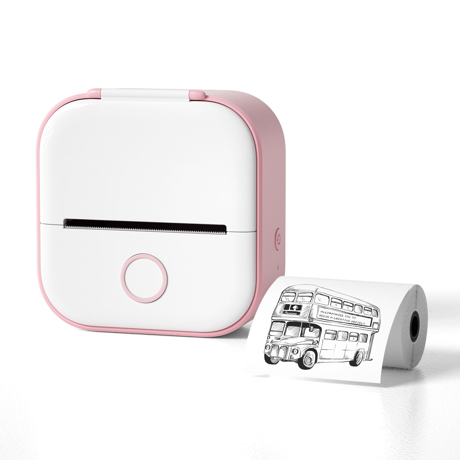 BowLift | Compact Mini Printer - Portable Sticker Maker for Photos and Notes