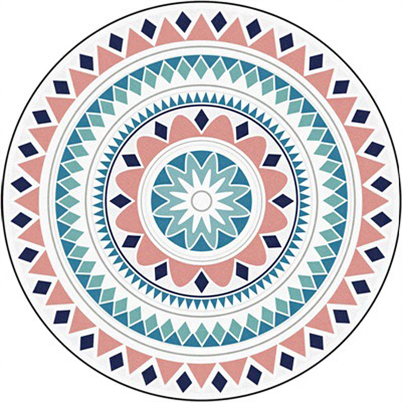 BowLift | Classic Moroccan Indoor Carpet multicolored floral rug non-slip machine washable stain-resistant rug for the living room