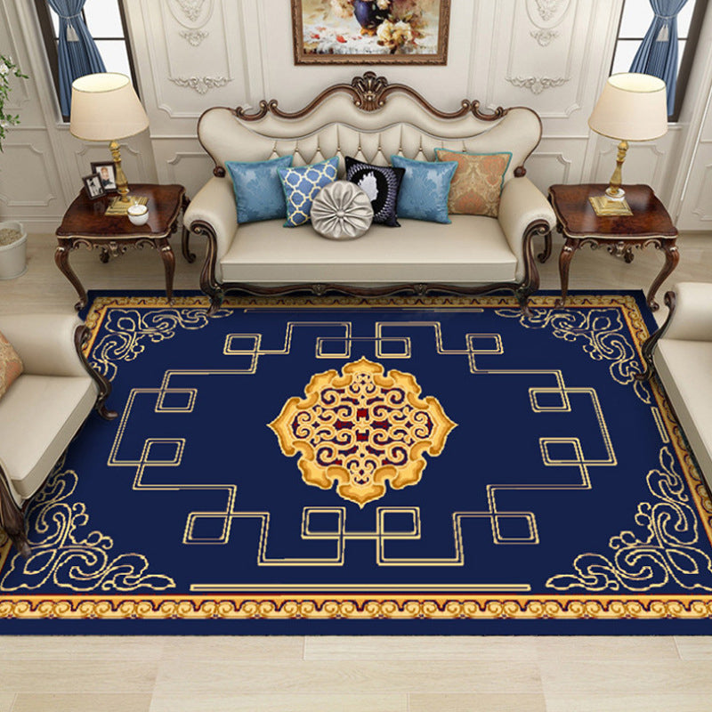 BowLift | Elegant Chinoiserie Rug Multicolor Floral Area Rug Non-Slip Backing Stain-Resistant Pet-Friendly Rug for Living Room