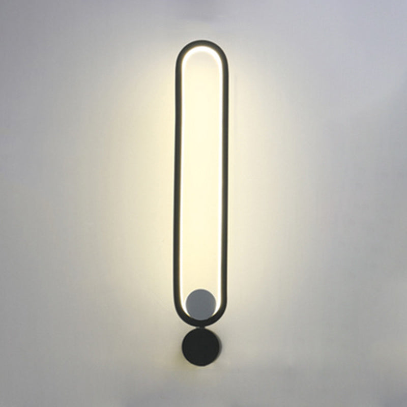 BowLift | Black rectangular LED wall-mounted light simplicity metal rotatable wall lamp lighting