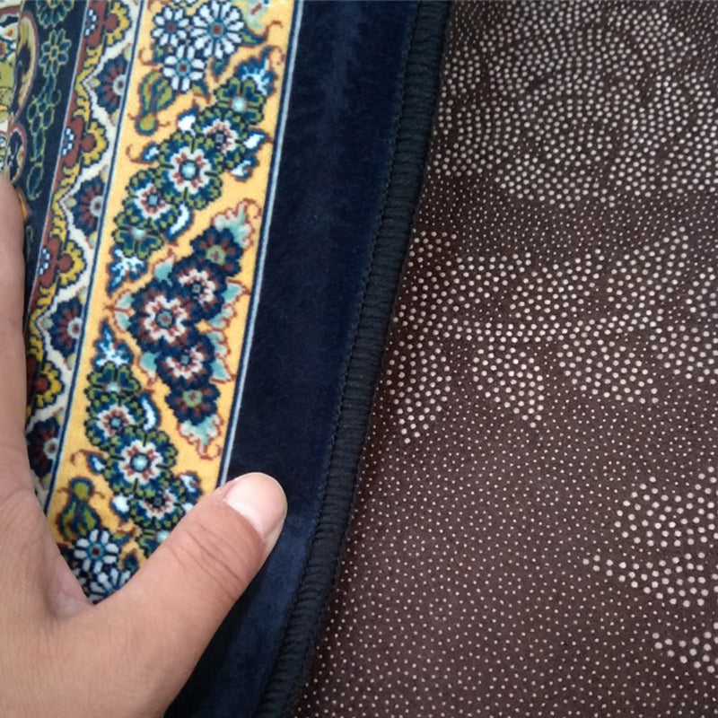 BowLift | Aesthetic Moroccan Carpet Multicolored Floral Carpet pet-friendly non-slip backing machine washable carpet for guest room