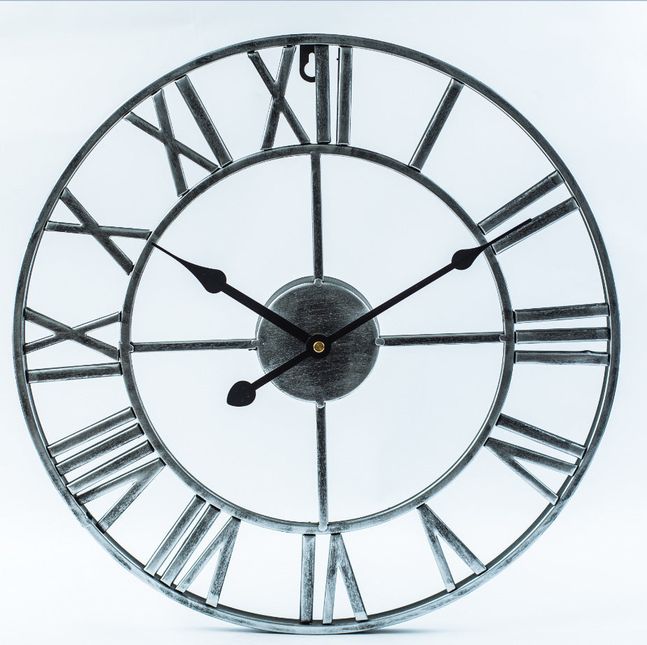 BowLift | Vintage Iron Large Retro Wall Clock