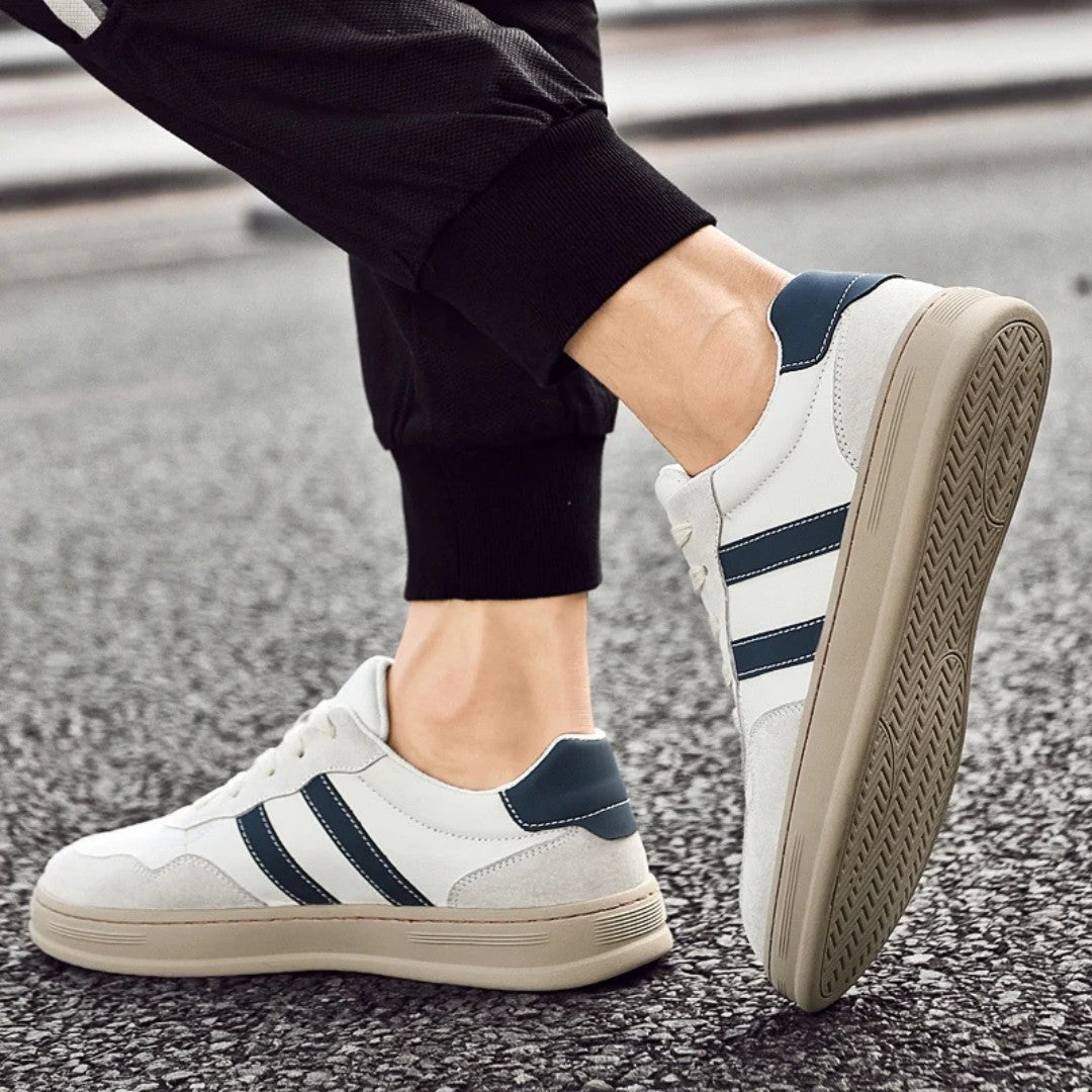 Premium Suede Loafers with Leather Accents