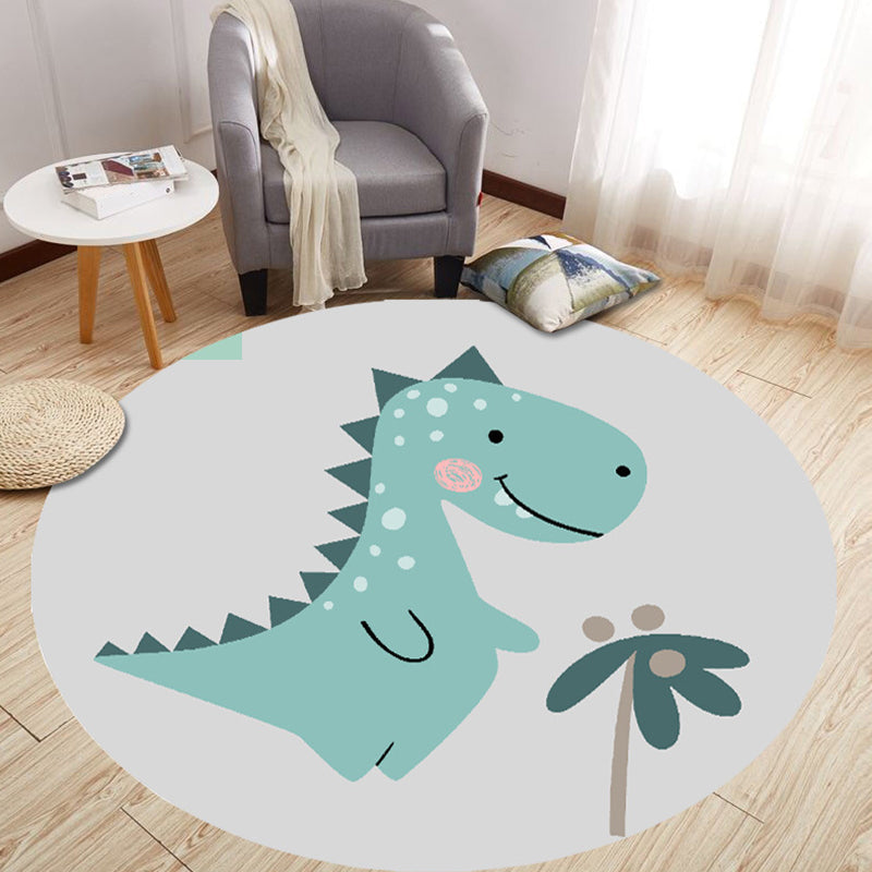 BowLift | Beautiful Animal Indoor Rug Multicolored Cartoon Rug Polypropylene Washable Non-slip Stain-resistant Rug for the Nursery